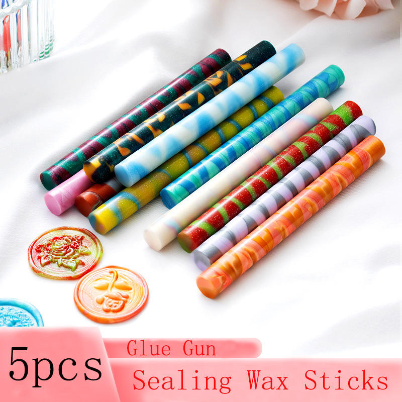 Wax Seal Stamp Set - 5 Barras de Cera para Pistola