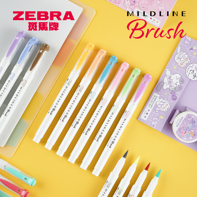 Zebra Pen Sarasa - Rotulador resaltador de doble cabeza de