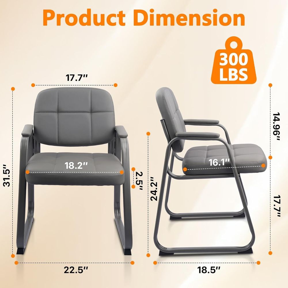 Silla de sala de espera GT con - Leather Desk Pad reseña y precio