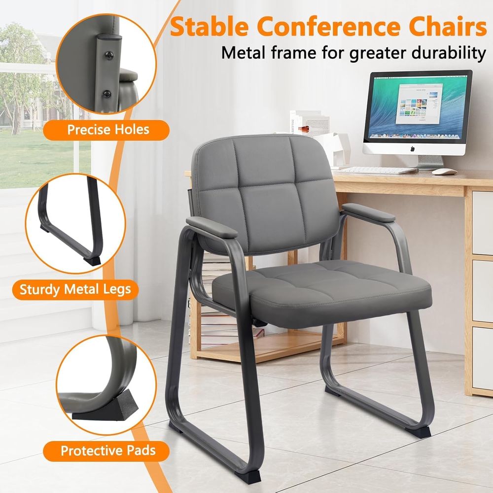 Silla de sala de espera GT con - Leather Desk Pad reseña y precio