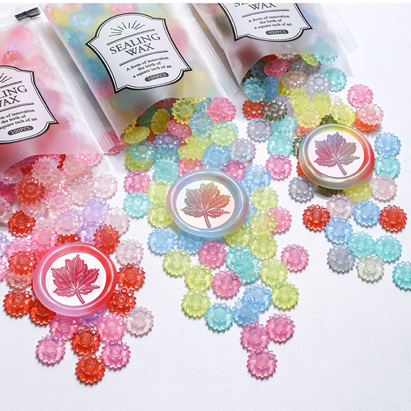 100 Uds. Cuentas de cera de se - Wax Seal Stamp Set reseña y precio