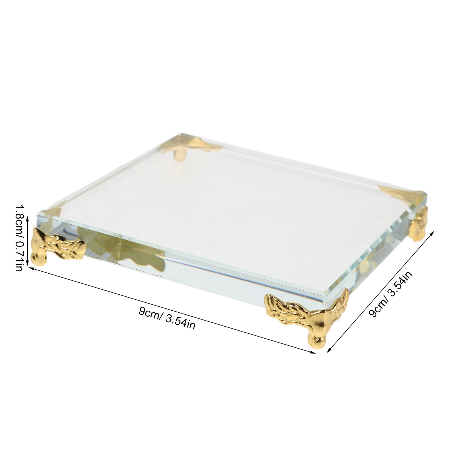 Pisapapeles de cristal cuadrad - Paper Weight Crystal reseña y precio